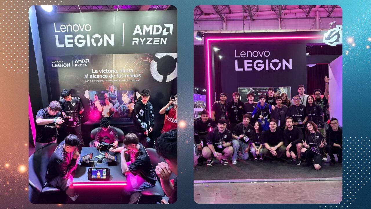 Lenovo revolucionó la experiencia gamer en Argentina Game Show 2025