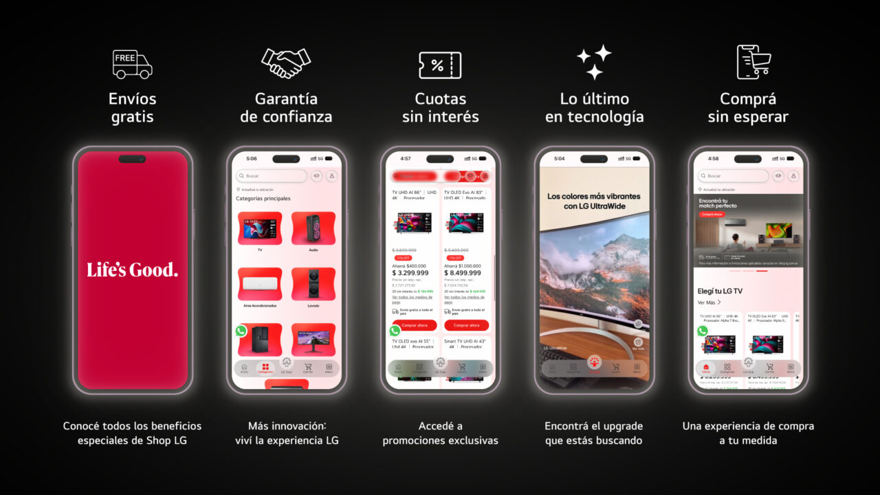 LG lanza su nueva app en Argentina