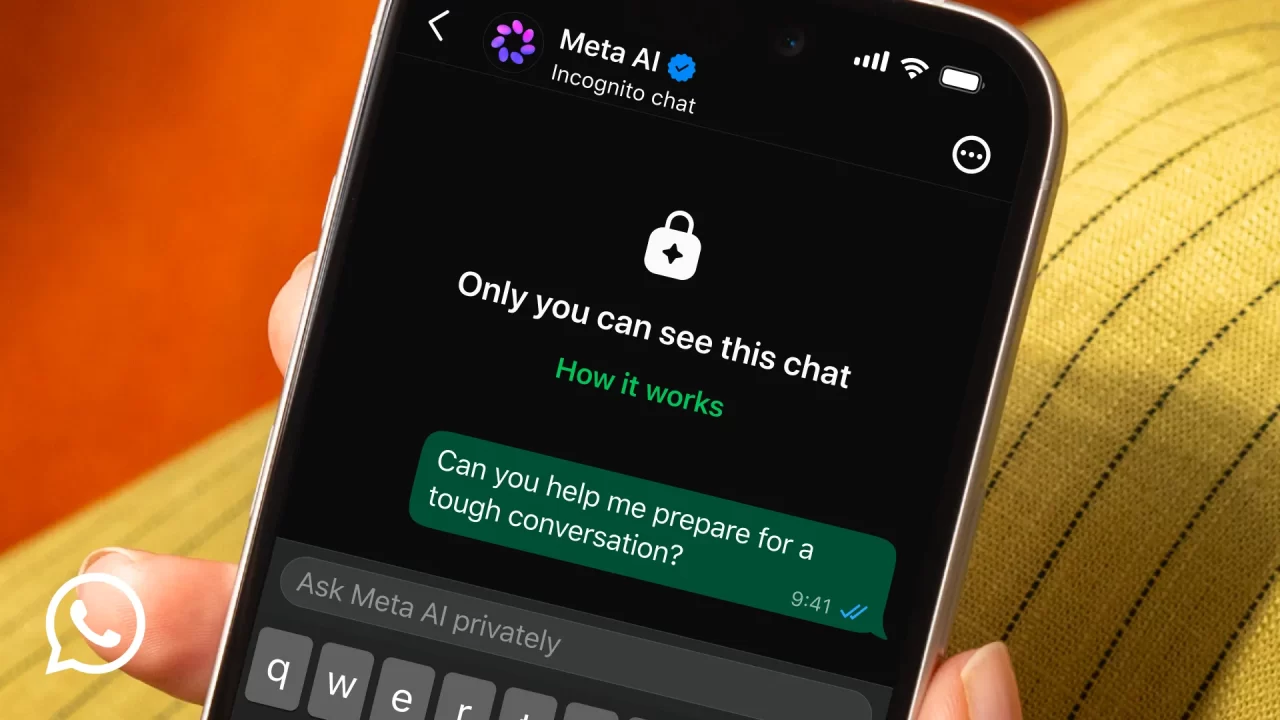 Meta lanza el chat incógnito con IA